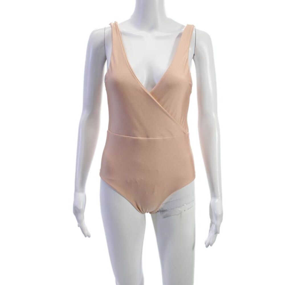 Cami And Jax Women Swimwear One Piece Beige Size L
